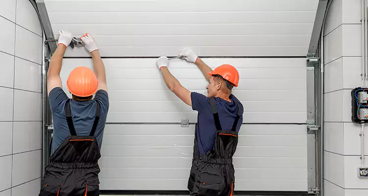 Garage Door Bottom Panel Repair in Princeton, FL
