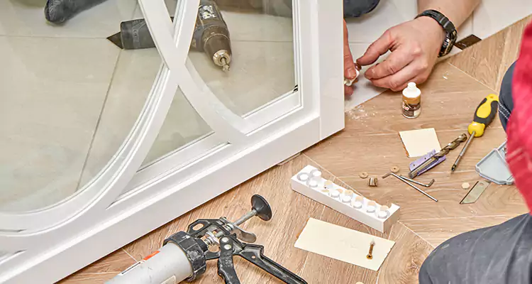 Interior Patio Door Casing Repair in Princeton, FL